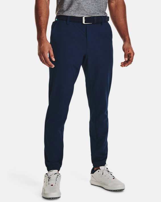 Men's UA Drive Joggers in Blue image number 0